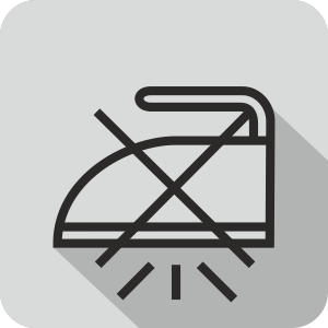 Nicht mit Dampf bügeln!