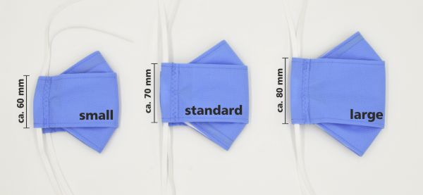 verschiedene Größen Mund-Nasen-Maske